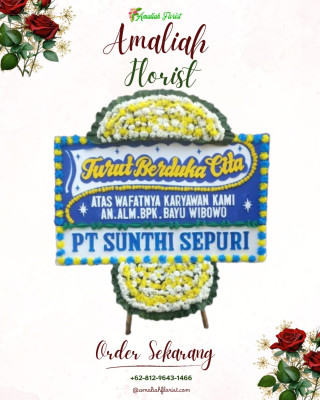Papan Bunga Duka di Oksebang