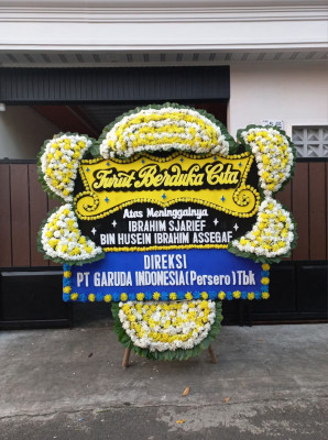 Papan Bunga Duka di Oksebang